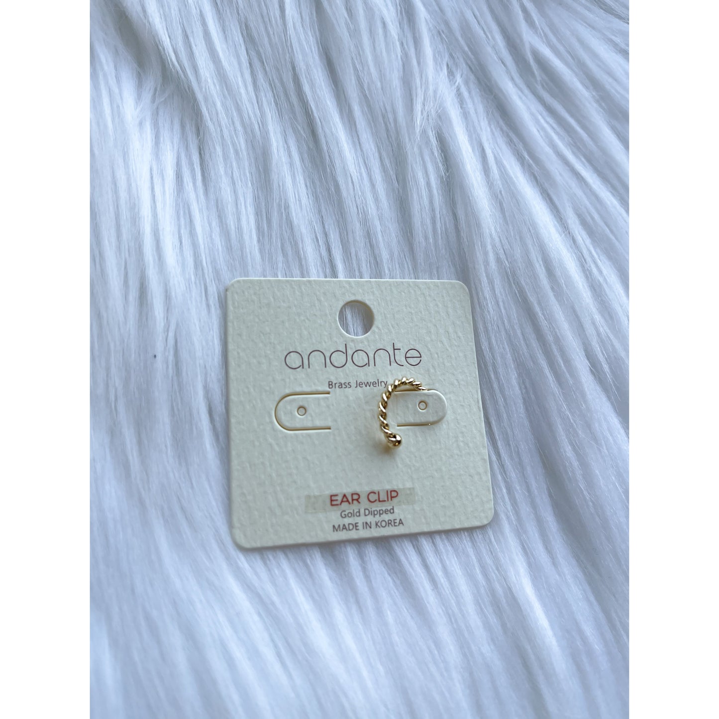 Twisted Gold Ear Cuff