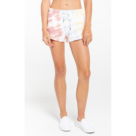 Malibu Tie-Dye Short in White