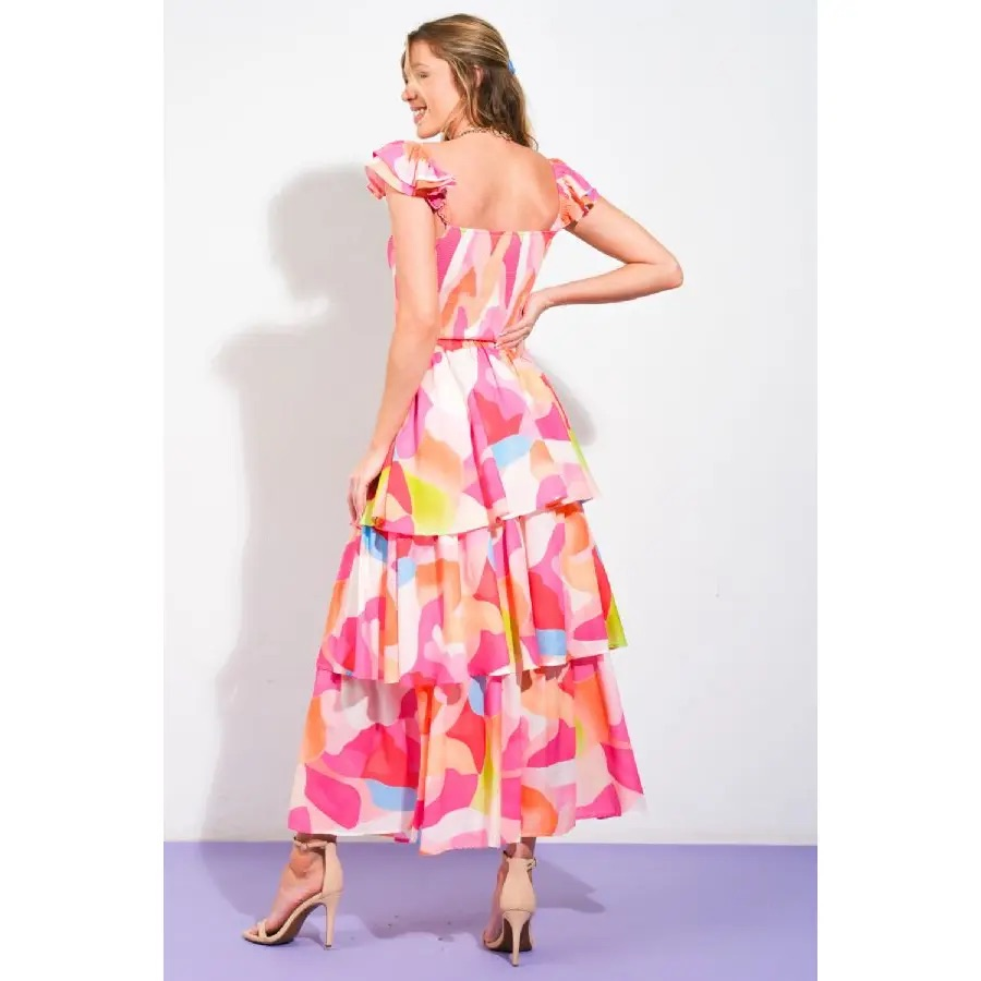 Flying Tomato Pink Abstract Set