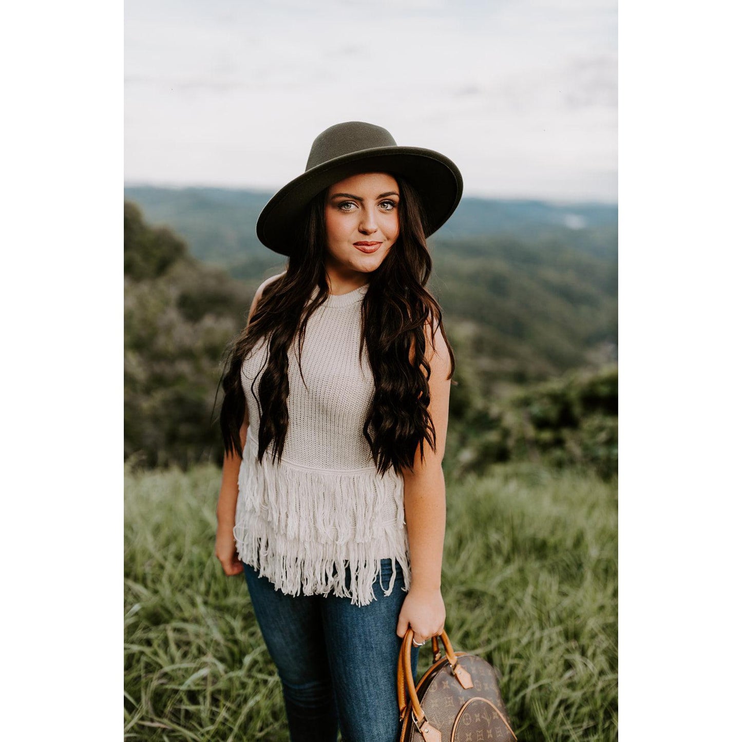 Carolyn Fringe Top