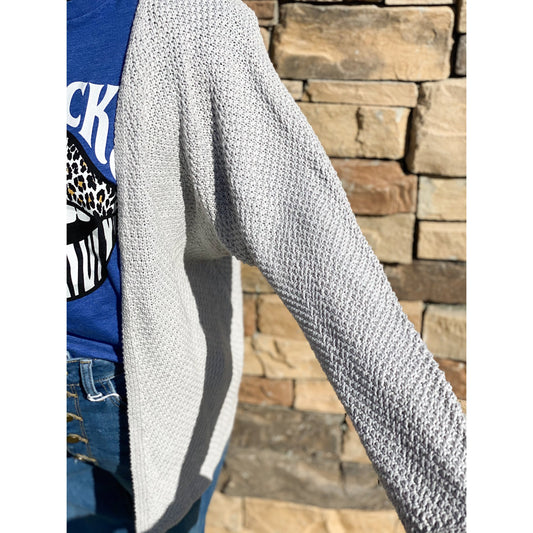 Lacy Knit Dolman Cardigan