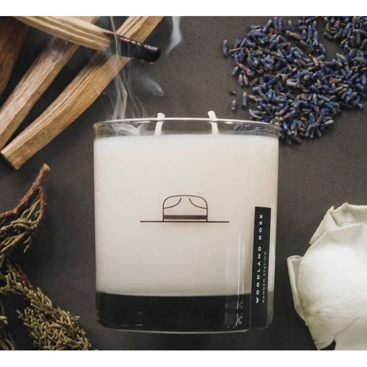 Ranger Station Woodland Rose Candle