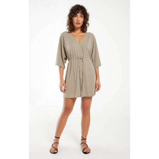 Sydney Cotton Jersey V-Neck Dress
