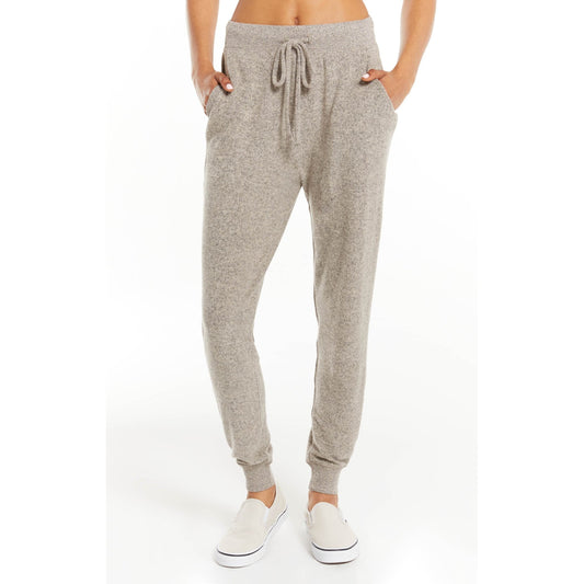 Jill Marled Jogger In Oatmeal