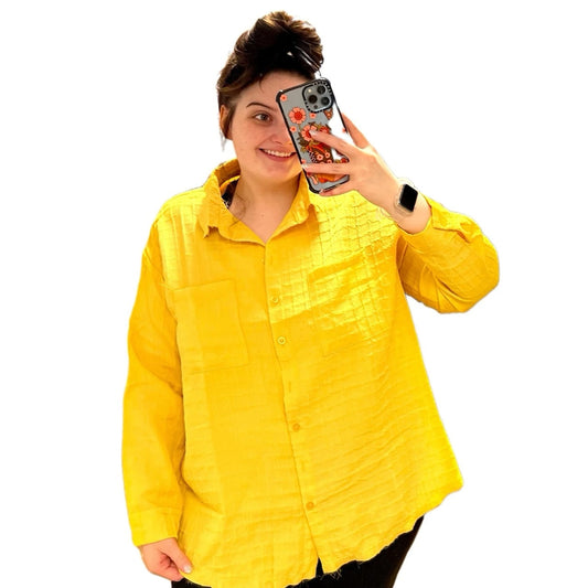 Marigold Waffle Long sleeve