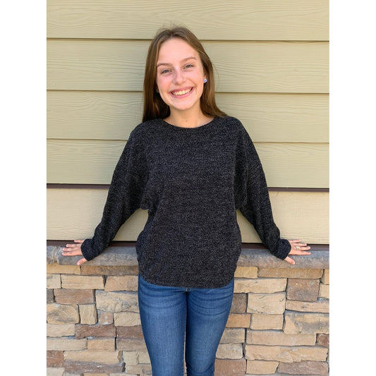 Second Best Knit Sweater In Black