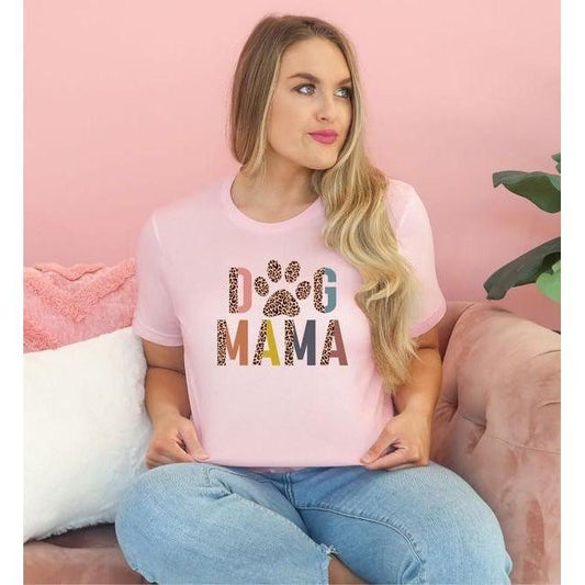 Colorful Dog Mama Tee