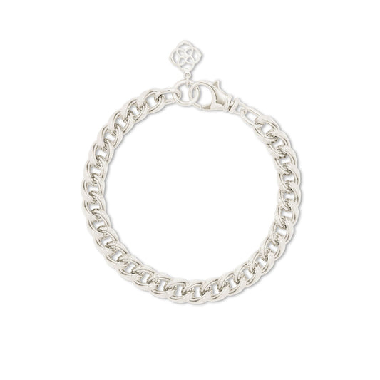 Vincent chain Bracelet in silver M/L