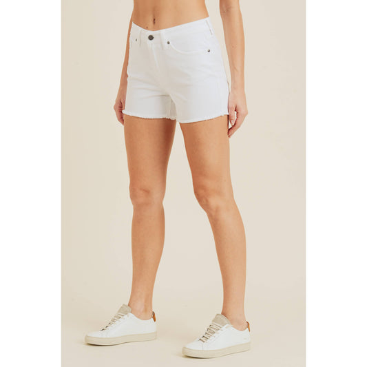 Lola High Rise Frayed Shorts