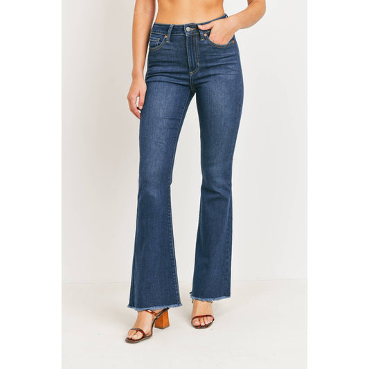 Livi Dark High Rise Flare Denim