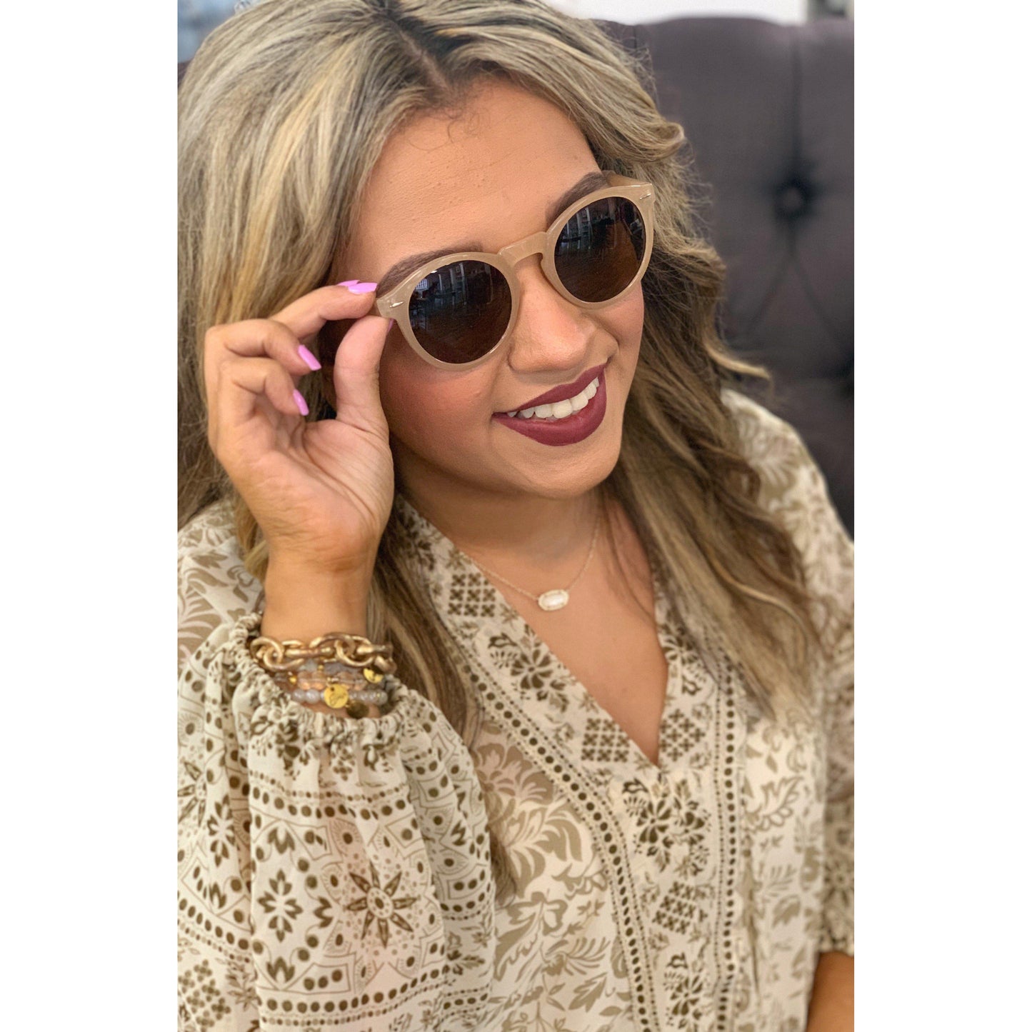 Retro Vintage Round Fashion Sunglasses