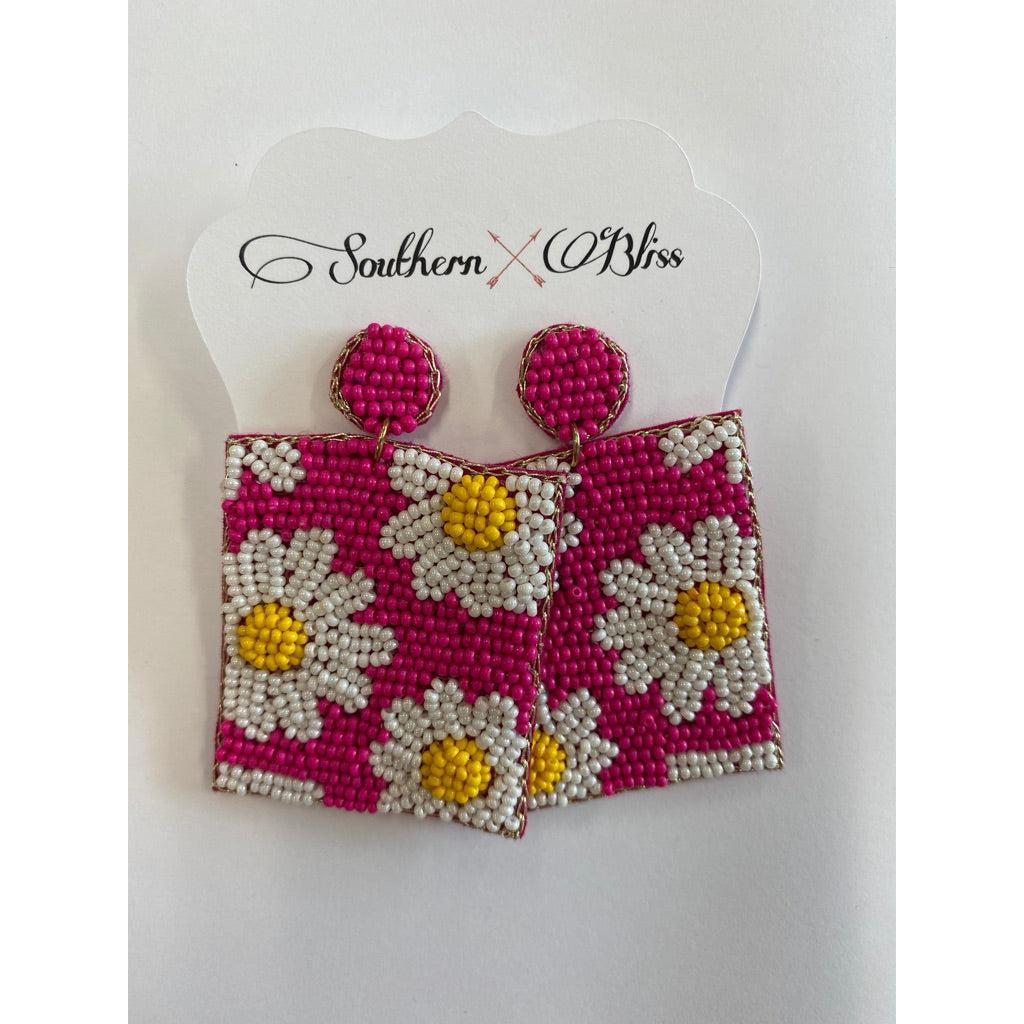 Large Beaded Earrings