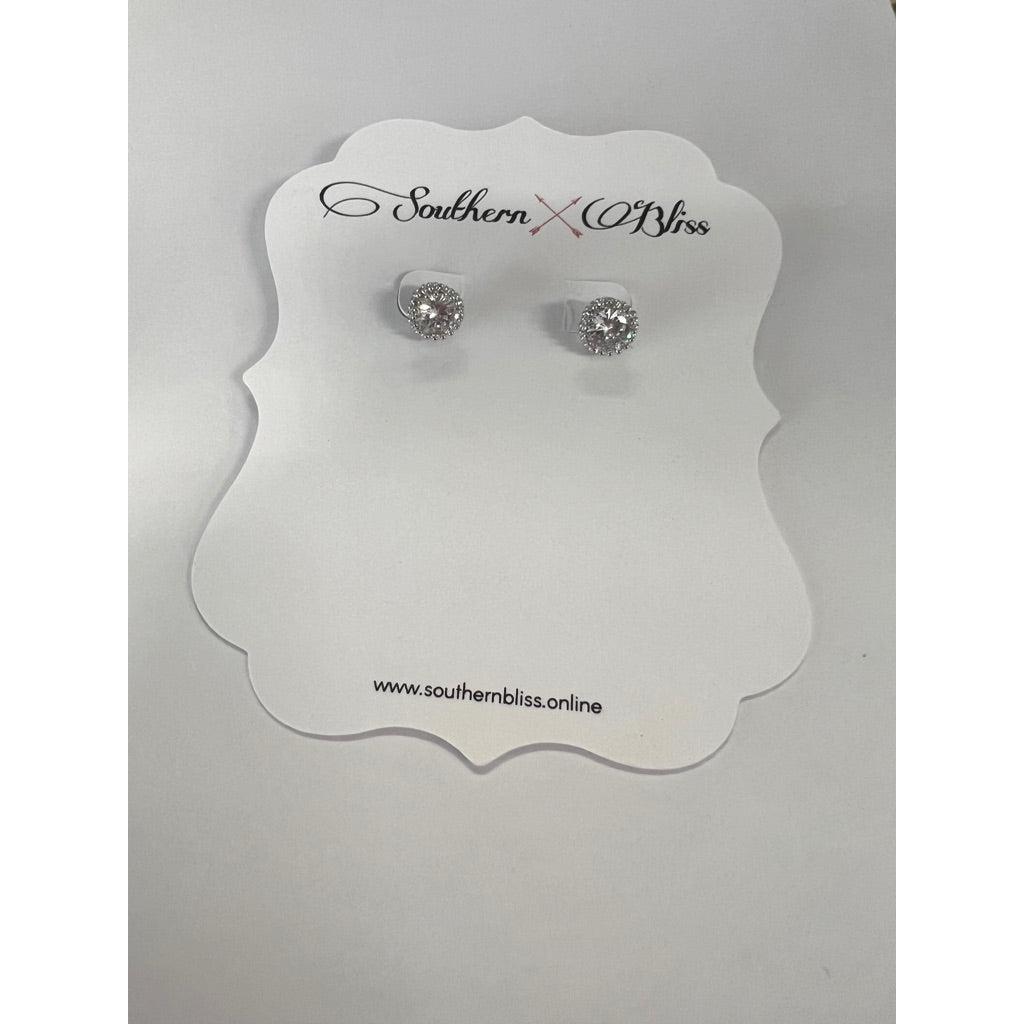 Diamond Studs with Halo