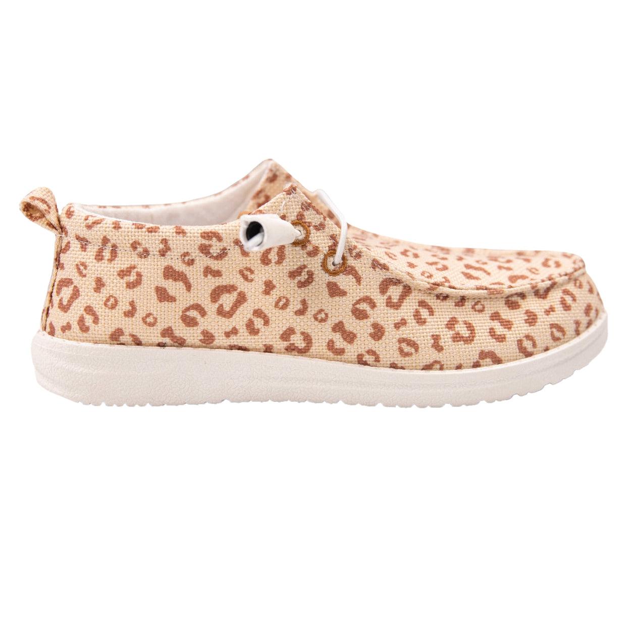 Simply Southern Cream Cheetah Slip On