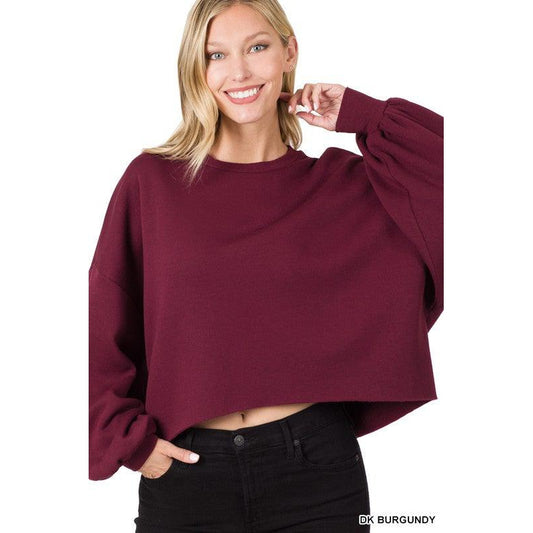 Dark Burgundy Sweatshirt