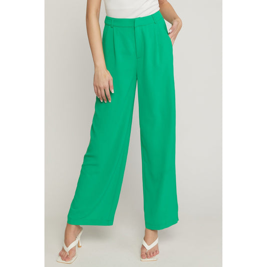 Trousers in Kelly Green