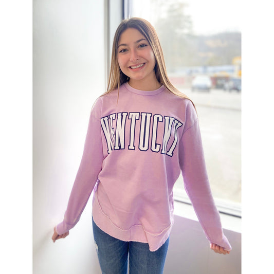 Kentucky Southlawn Purple Poncho Crew 2XL