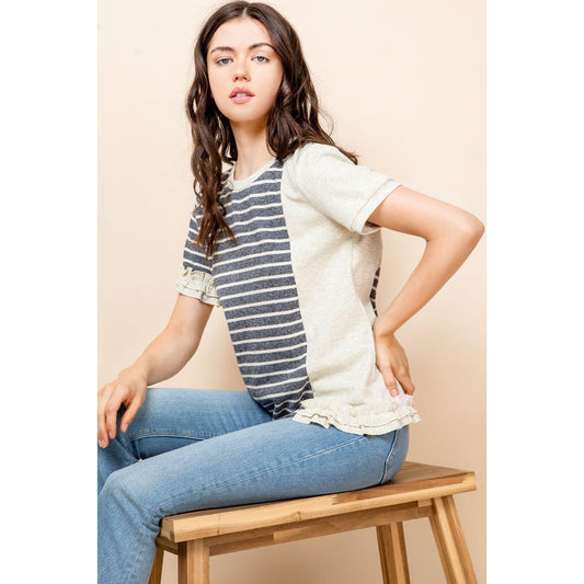 So Modern Stripe Top