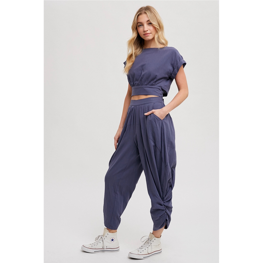 Cropped Tieback 2piece