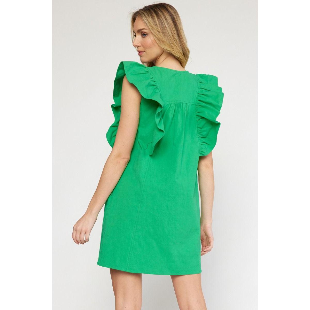 Garden Green Dress