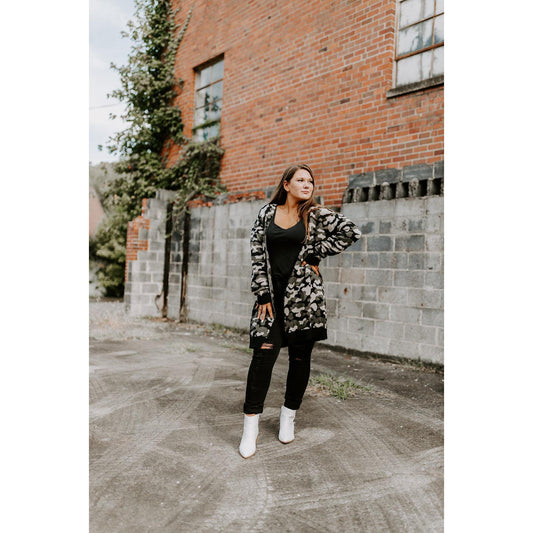 Fletcher Camo Cardigan