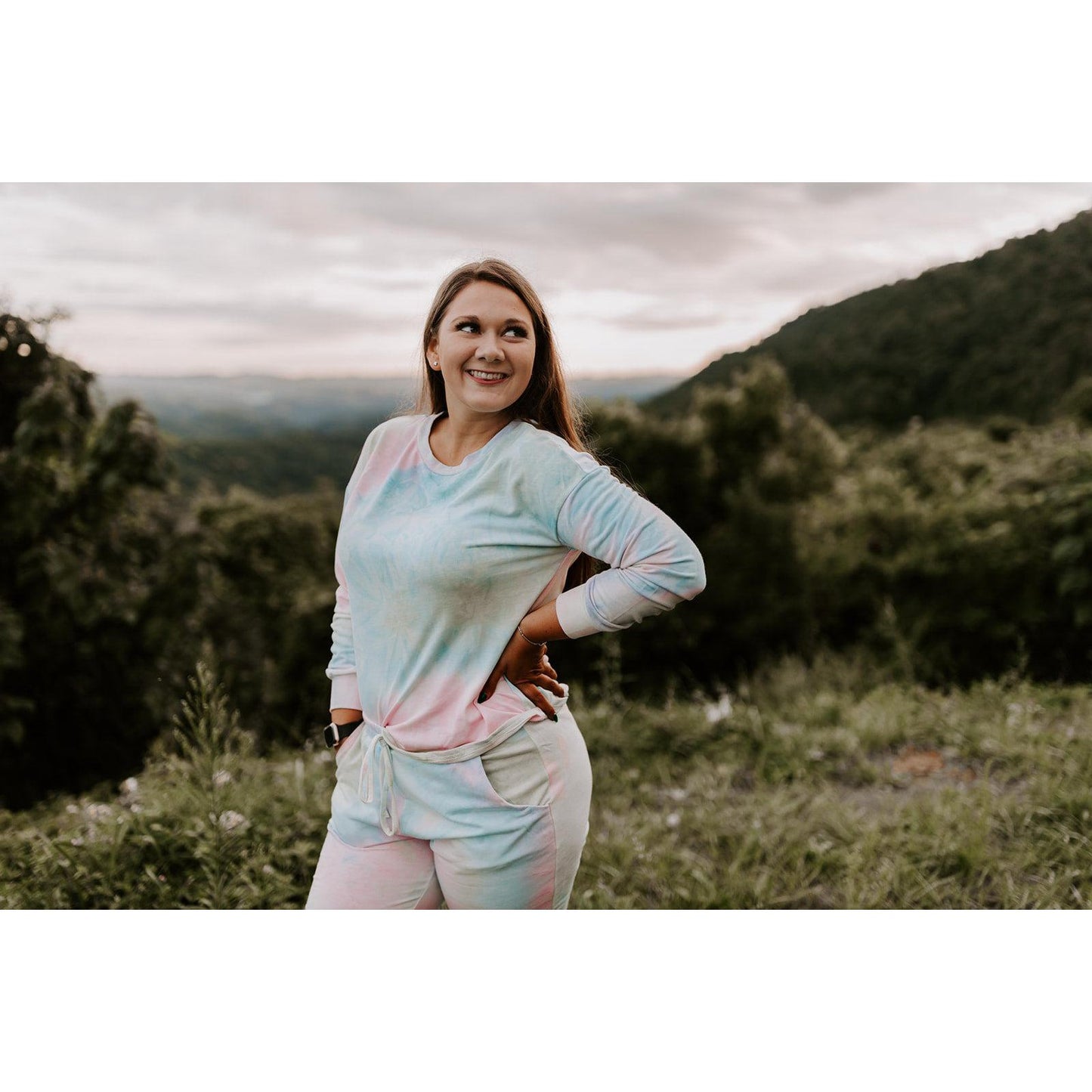 Tie Dye Multi Lounge Set