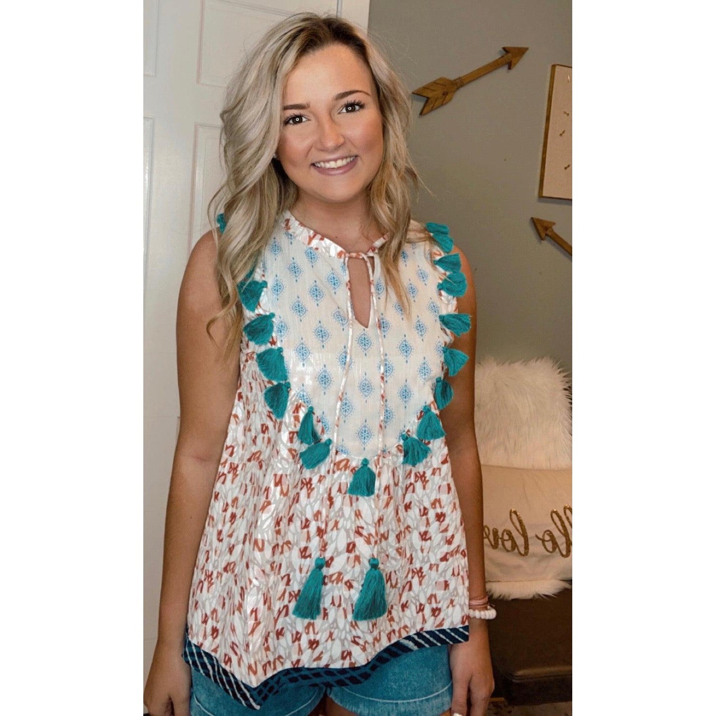 In The Details Tassel Top