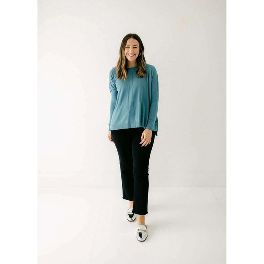 Karlie Solid Crew Sweater