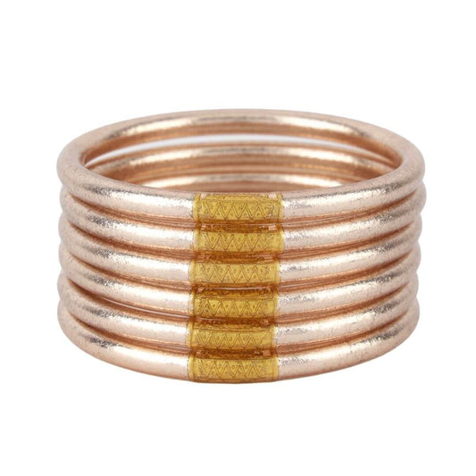 Champagne All Weather Bangles - Serenity Prayer