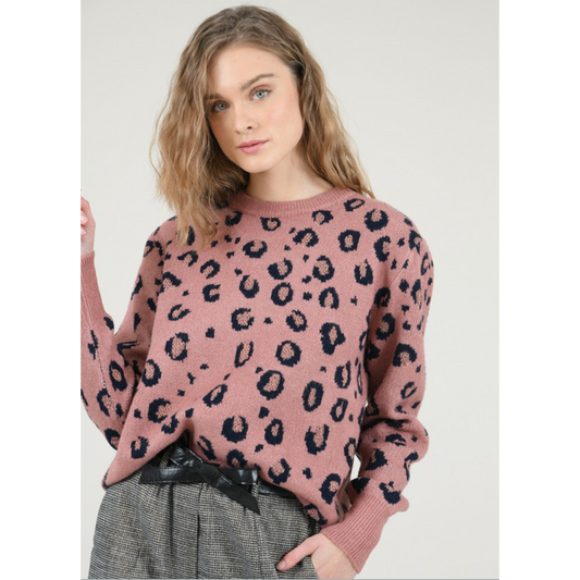 Flirty Leopard Sweater