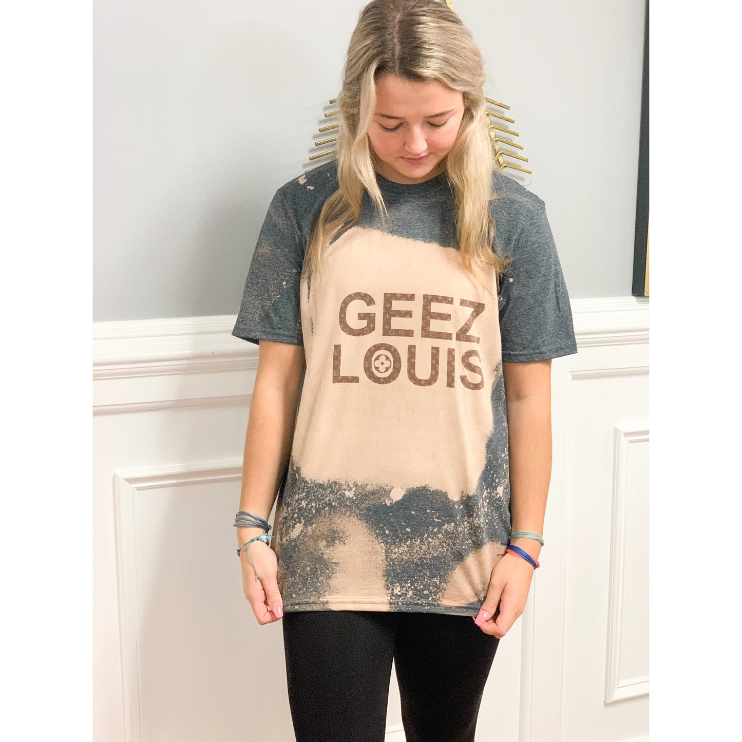 Living Luxe Acid Wash Geez Tee