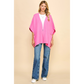 Pinch Perfect Pink Poncho
