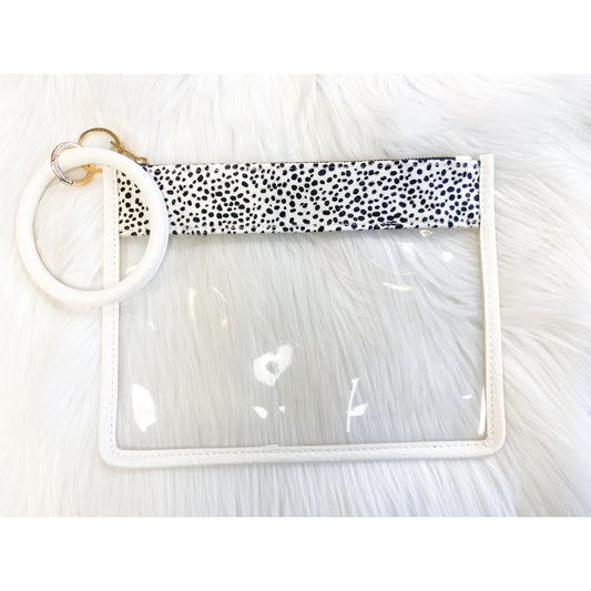 Game Day Clutch In White