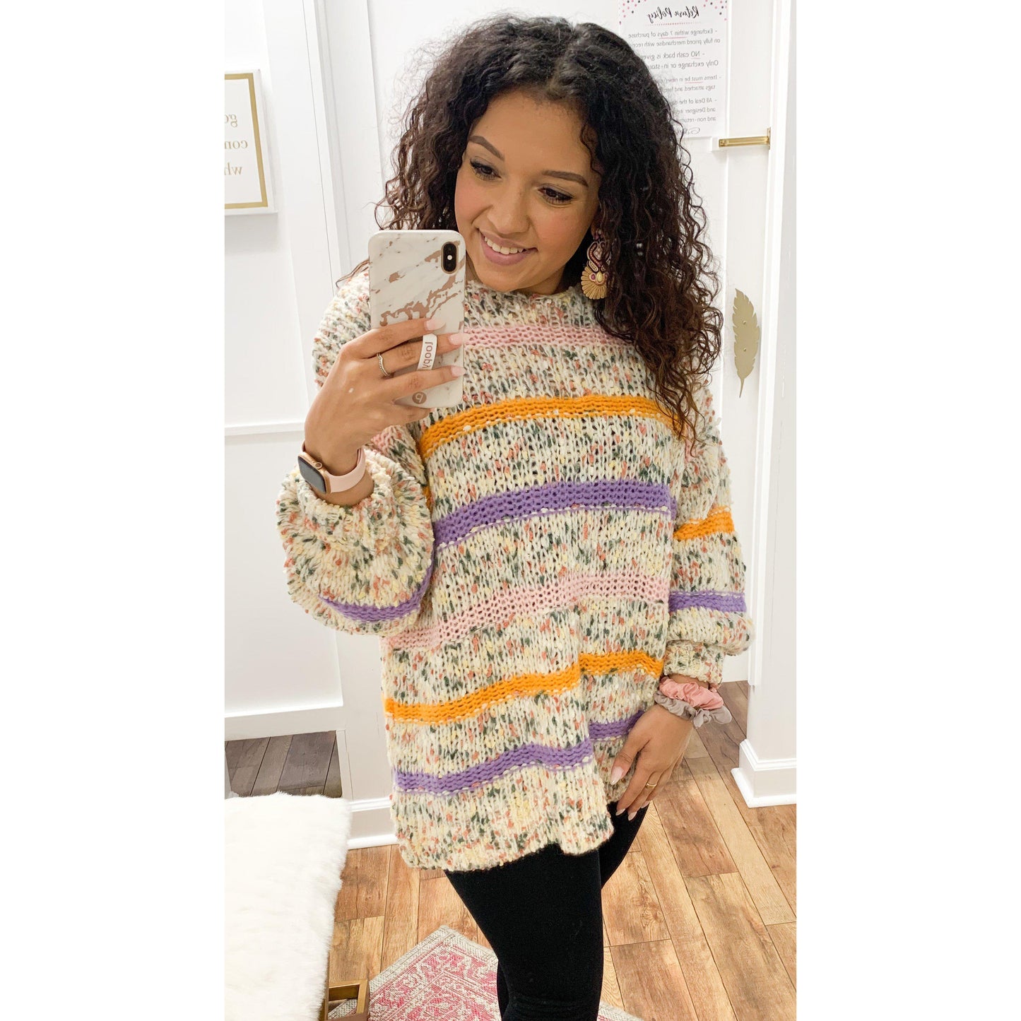 Colorful Dreams Knit Sweater