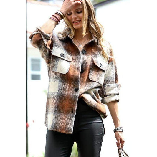 Falling In Plaid Shacket