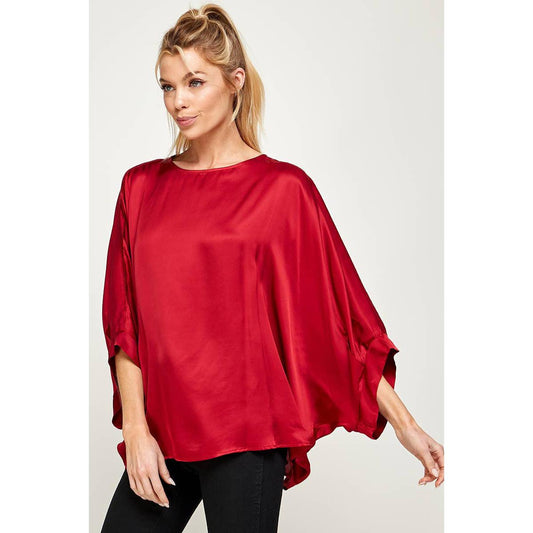 Serene Happiness Satin Top