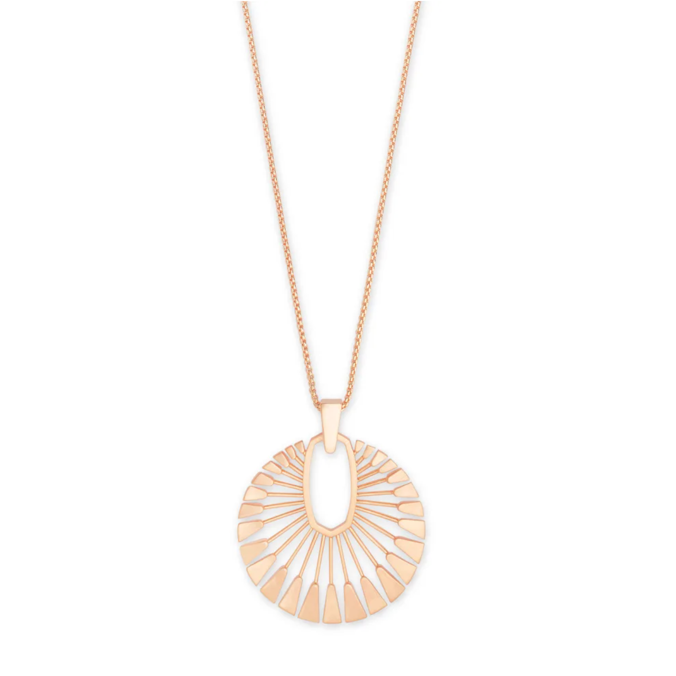 Deanne Long Necklace in Rose Gold