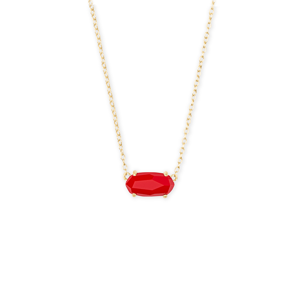 KS Ever Necklace in Bright Red Gold