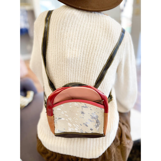 Poppy Leather Mini Backpack/Crossbody 1
