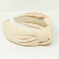 Knotted Headband in Cream