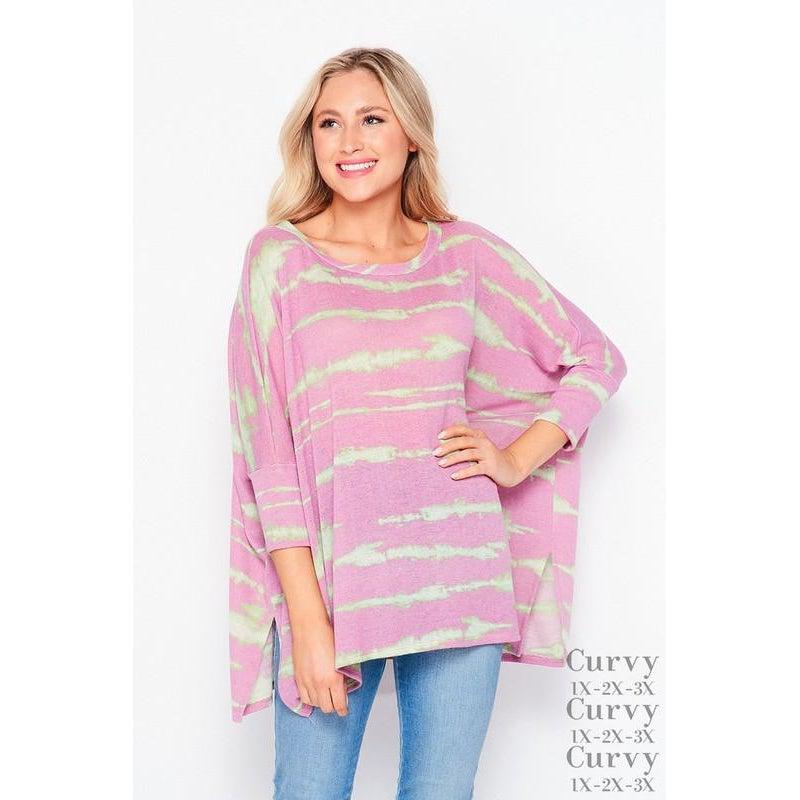 Curvy To Dye For Top