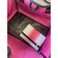 Pink Stripe Neoprene Tote Bag