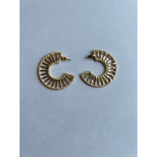 Gold wrapped hoops