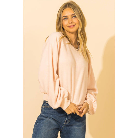 Get It Done Pale Pink Sweatshirt