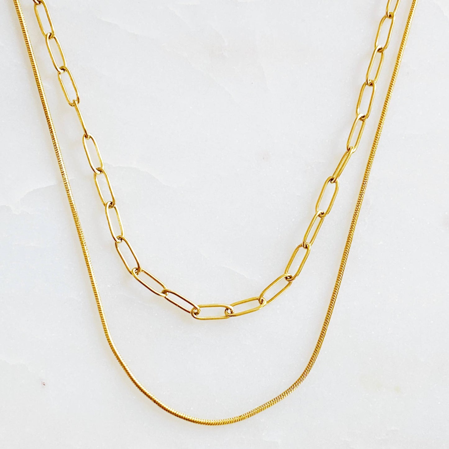 Classic Layered Chain Necklace