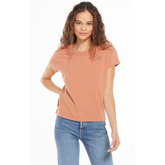 Modern Slub Tee In  Sahara