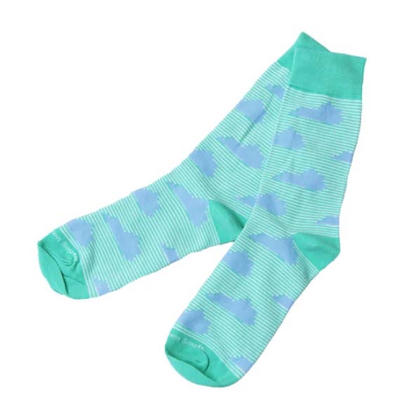 Green Stripe KY Socks