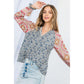 Floral Mixed Print Top