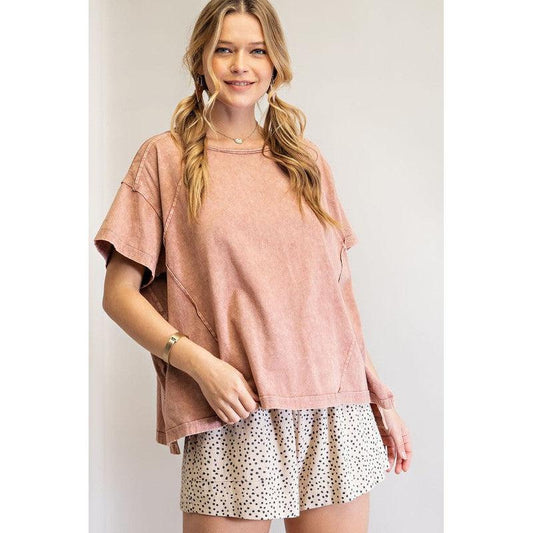 Mineral Washed Cotton Top