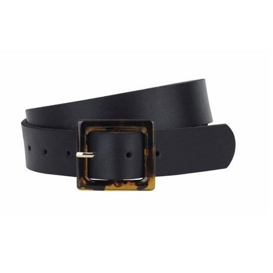 Tortoise Square Buckle Belt